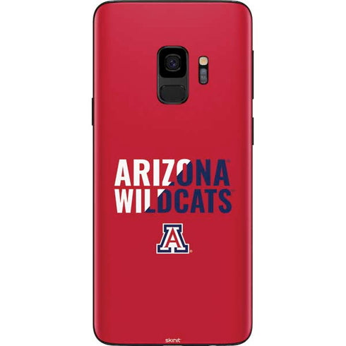 University of Arizona Wildcats Logo Split Red Galaxy S9 Skin