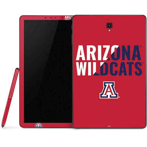 University of Arizona Wildcats Logo Split Red Samsung Galaxy Tab Skin