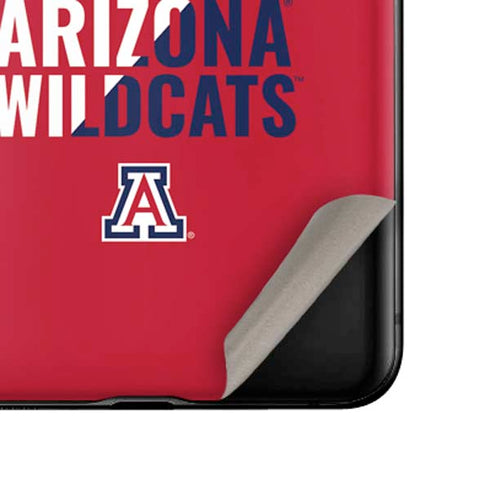 University of Arizona Wildcats Logo Split Red Galaxy Z Flip Skin
