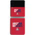 University of Arizona Wildcats Logo Split Red Galaxy Z Flip4 5G Skin