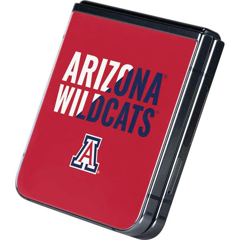 University of Arizona Wildcats Logo Split Red Galaxy Z Flip5 5G Skin