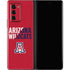 University of Arizona Wildcats Logo Split Red Galaxy Z Fold2 5G Skin