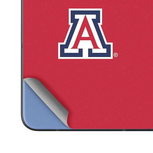University of Arizona Wildcats Logo Split Red Galaxy Z Fold5 5G Skin