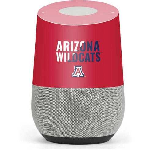 University of Arizona Wildcats Logo Split Red Google Home Skin