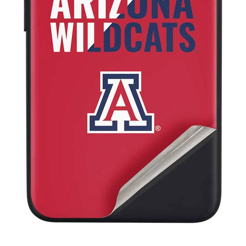 University of Arizona Wildcats Logo Split Red Google Pixel 4a Skin