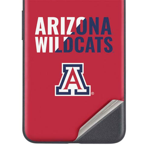 University of Arizona Wildcats Logo Split Red Google Pixel 5a Skin