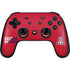 University of Arizona Wildcats Logo Split Red Google Stadia Controller Skin