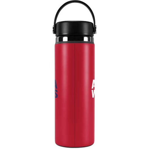 University of Arizona Wildcats Logo Split Red Hydro Flask 20oz Wide Mouth Skin
