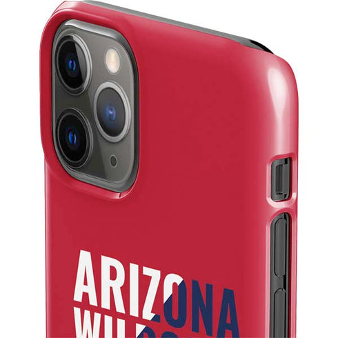 University of Arizona Wildcats Logo Split Red iPhone 11 Pro Lite Case