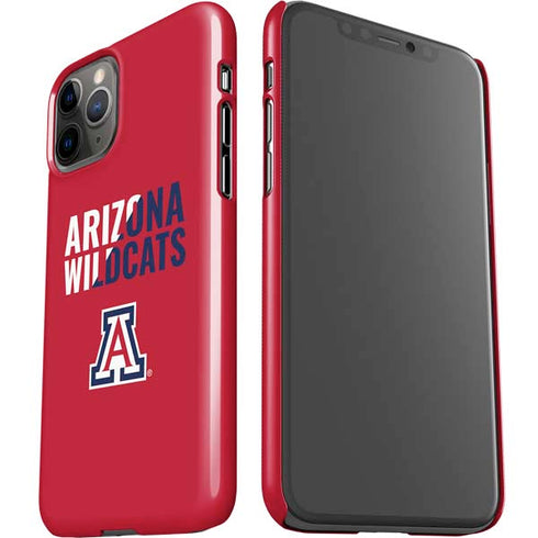 University of Arizona Wildcats Logo Split Red iPhone 11 Pro Lite Case