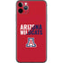 University of Arizona Wildcats Logo Split Red iPhone 11 Pro Max Skin