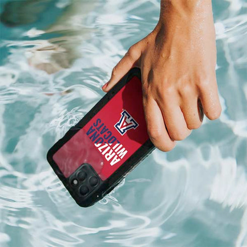 University of Arizona Wildcats Logo Split Red iPhone 11 Pro Max Waterproof Case