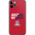 University of Arizona Wildcats Logo Split Red iPhone 11 Pro Skin