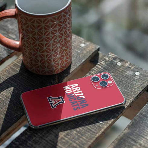 University of Arizona Wildcats Logo Split Red iPhone 11 Pro Skin