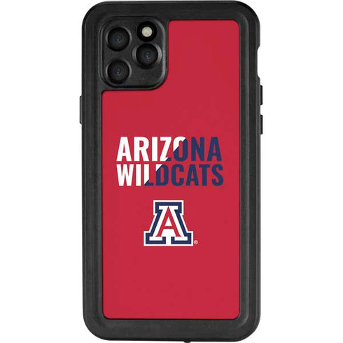 University of Arizona Wildcats Logo Split Red iPhone 11 Pro Waterproof Case