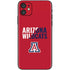 University of Arizona Wildcats Logo Split Red iPhone 11 Skin