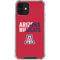 University of Arizona Wildcats Logo Split Red iPhone 12 Mini Clear Case