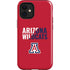 University of Arizona Wildcats Logo Split Red iPhone 12 Mini Impact Case