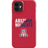 University of Arizona Wildcats Logo Split Red iPhone 12 Mini Lite Case