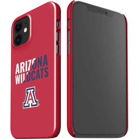 University of Arizona Wildcats Logo Split Red iPhone 12 Mini Lite Case