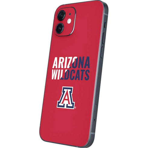University of Arizona Wildcats Logo Split Red iPhone 12 Mini Skin