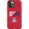University of Arizona Wildcats Logo Split Red iPhone 12 Pro Impact Case