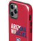University of Arizona Wildcats Logo Split Red iPhone 12 Pro Max Impact Case