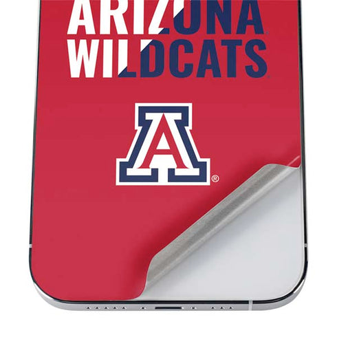 University of Arizona Wildcats Logo Split Red iPhone 12 Pro Max Skin