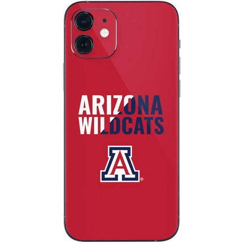 University of Arizona Wildcats Logo Split Red iPhone 12 Skin
