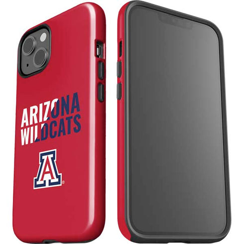 University of Arizona Wildcats Logo Split Red iPhone 13 Impact Case