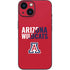 University of Arizona Wildcats Logo Split Red iPhone 13 Mini Skin