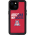 University of Arizona Wildcats Logo Split Red iPhone 13 Mini Waterproof Case
