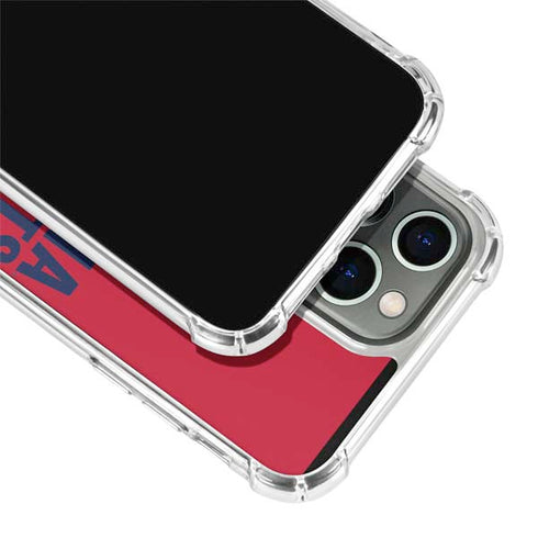University of Arizona Wildcats Logo Split Red iPhone 13 Pro Clear Case