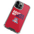 University of Arizona Wildcats Logo Split Red iPhone 13 Pro Clear Case