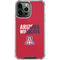 University of Arizona Wildcats Logo Split Red iPhone 13 Pro Max Clear Case