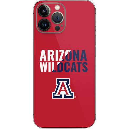 University of Arizona Wildcats Logo Split Red iPhone 13 Pro Max Skin