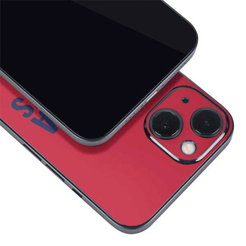 University of Arizona Wildcats Logo Split Red iPhone 14 Plus Skin