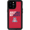 University of Arizona Wildcats Logo Split Red iPhone 14 Pro Max Waterproof Case