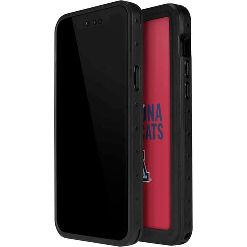 University of Arizona Wildcats Logo Split Red iPhone 14 Pro Max Waterproof Case