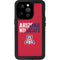 University of Arizona Wildcats Logo Split Red iPhone 14 Pro Waterproof Case