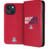 University of Arizona Wildcats Logo Split Red iPhone 15 Plus Folio Case