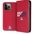 University of Arizona Wildcats Logo Split Red iPhone 15 Pro Max Folio Case