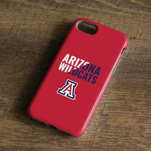 University of Arizona Wildcats Logo Split Red iPhone 7 Pro Case