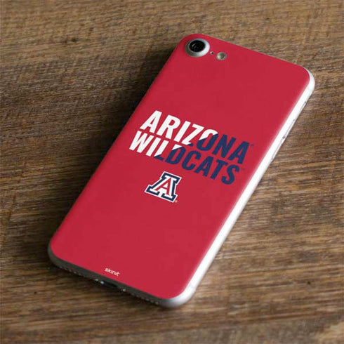 University of Arizona Wildcats Logo Split Red iPhone 7 Skin