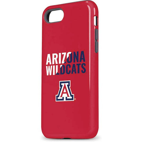 University of Arizona Wildcats Logo Split Red iPhone 8 Pro Case