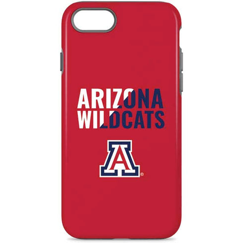 University of Arizona Wildcats Logo Split Red iPhone 8 Pro Case