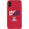 University of Arizona Wildcats Logo Split Red iPhone X Pro Case