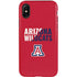 University of Arizona Wildcats Logo Split Red iPhone X Pro Case