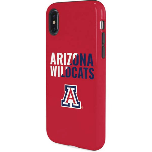University of Arizona Wildcats Logo Split Red iPhone X Pro Case
