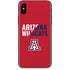 University of Arizona Wildcats Logo Split Red iPhone X Skin